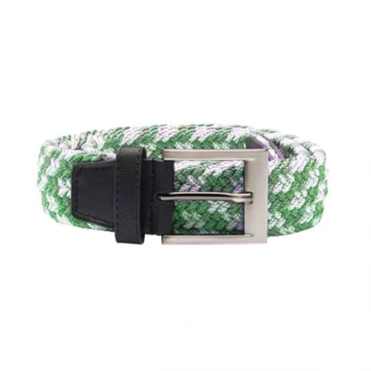 adidas Golf Braided Stretch Belt - Green